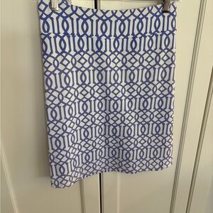 LuLu B Blue and White Ombré Women's Skort XL